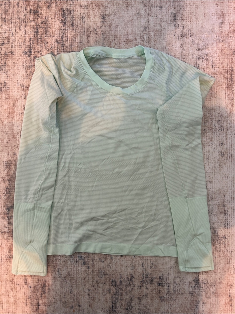 Light Mint Long-Sleeve Women's Swiftly Cropped Lululemon